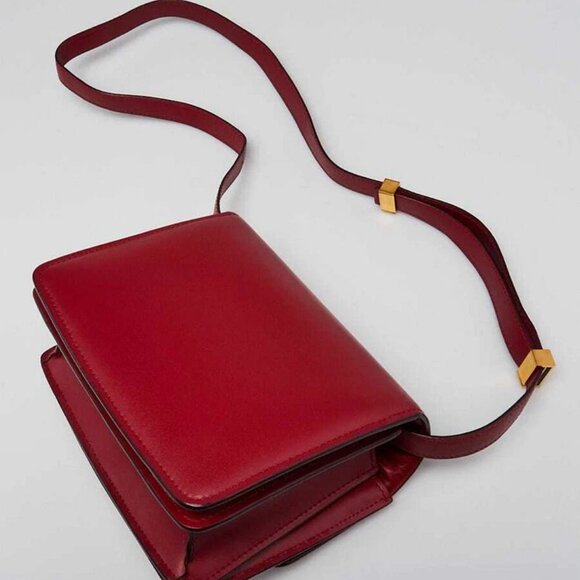 Celine Red Leather Small Box Bag - Picture 3 of 12